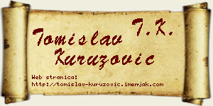 Tomislav Kuruzović vizit kartica